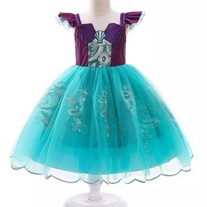 Luxury Ariel cute sparkly Costume dress